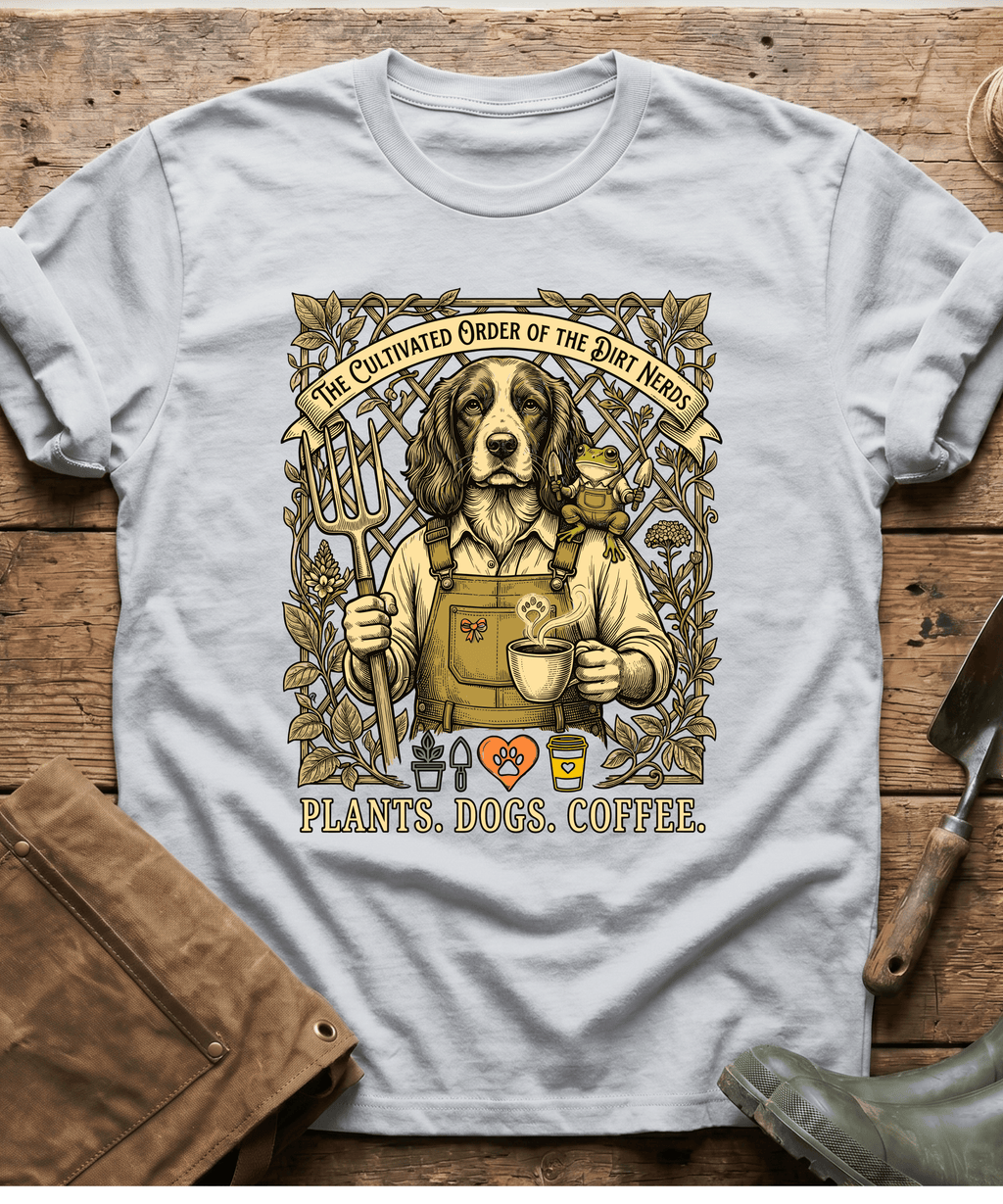 Cultivated Order Of Dirt Nerds Dog T-Shirt
