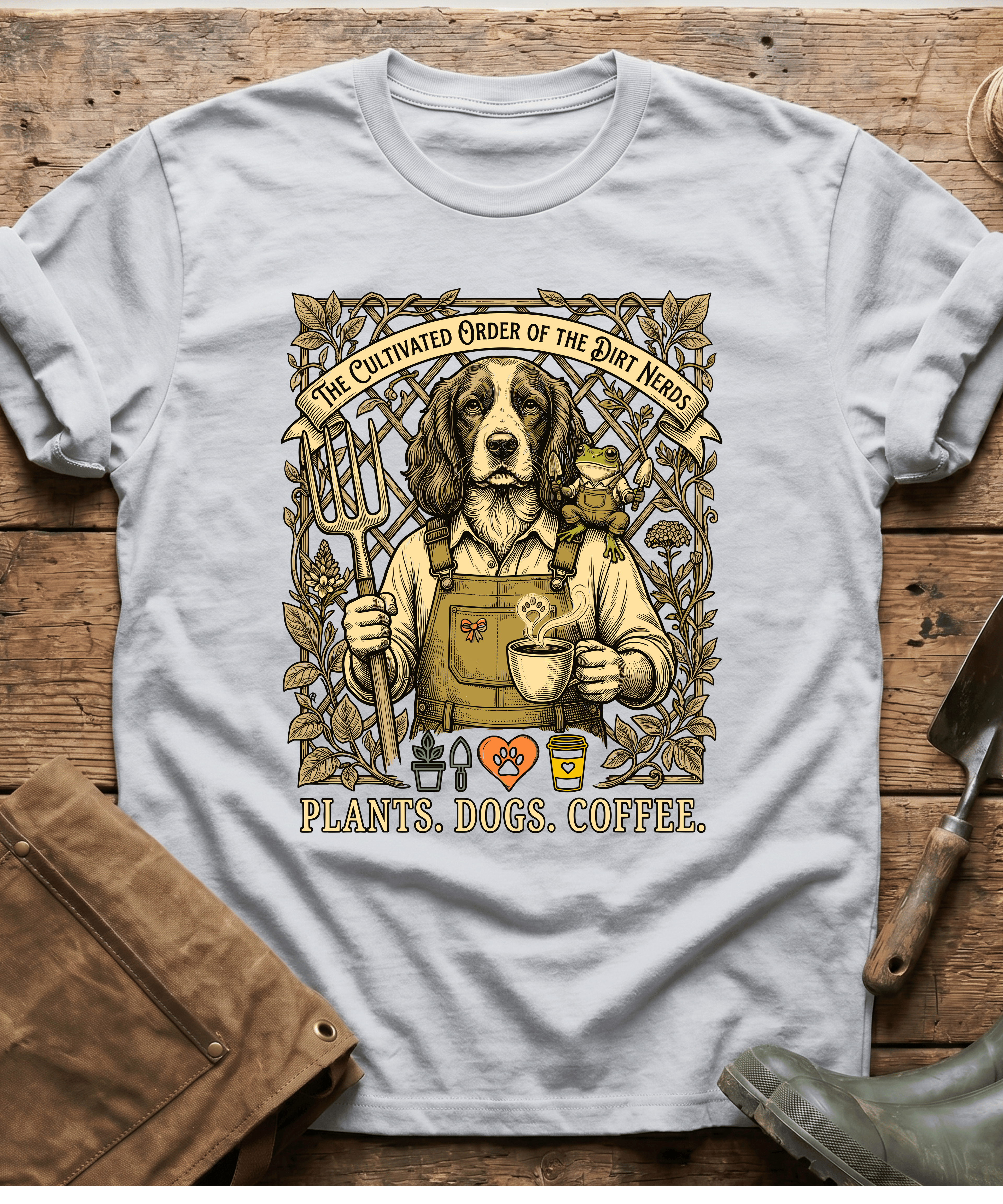 Cultivated Order Of Dirt Nerds Dog T-Shirt