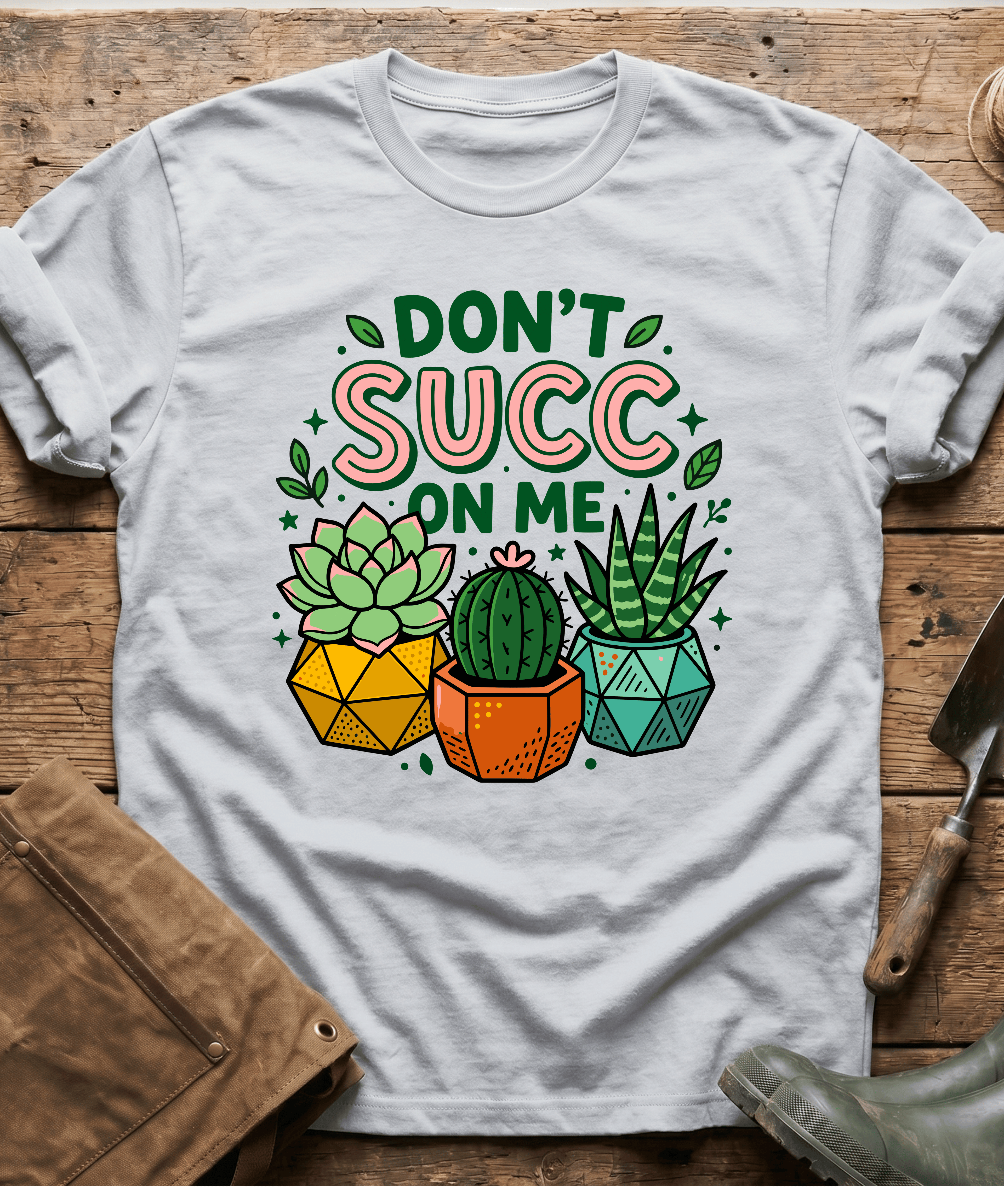 Don't Succ On Me Cactus T-Shirt