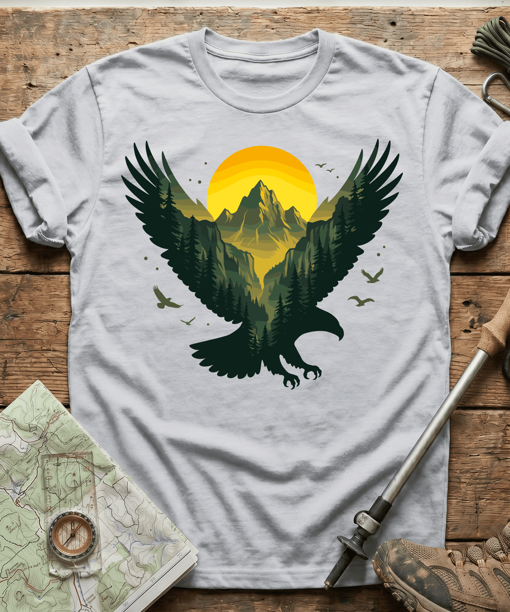 Majestic Mountain Eagle T-Shirt