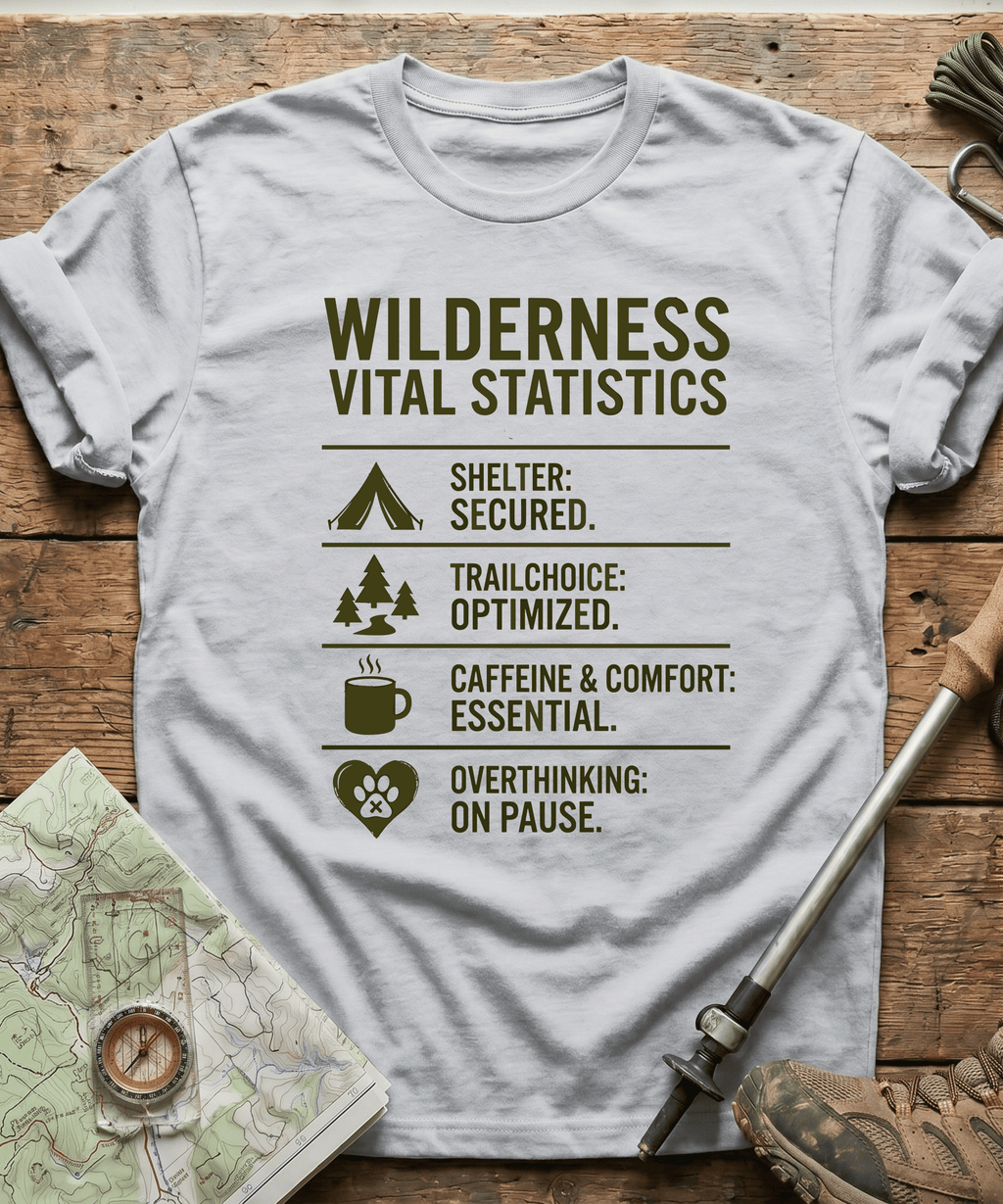 Wilderness Vital Statistics T-shirt