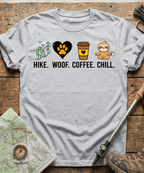 Hike Woof Coffee Chill T-shirt