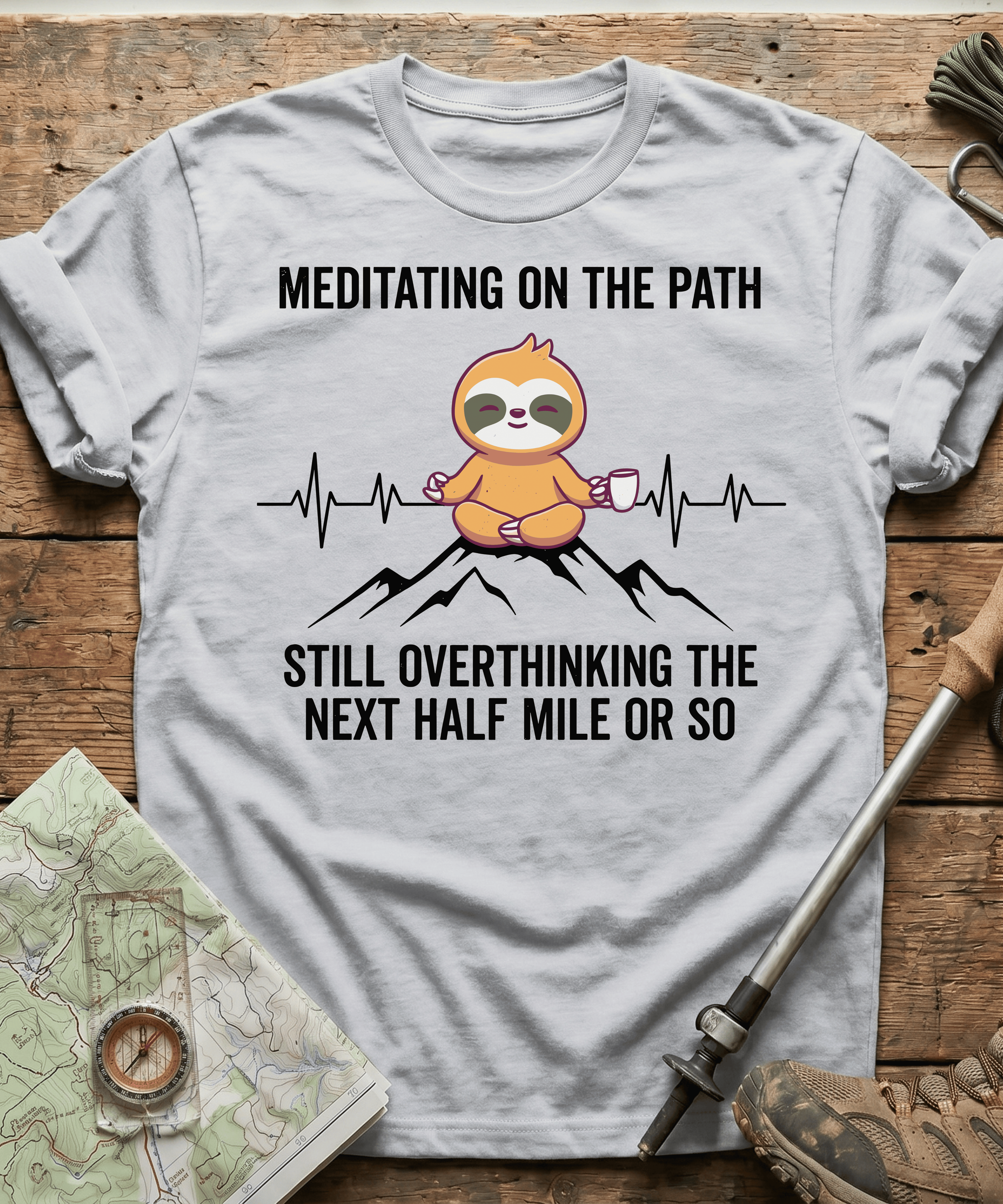 Meditating On The Path T-shirt