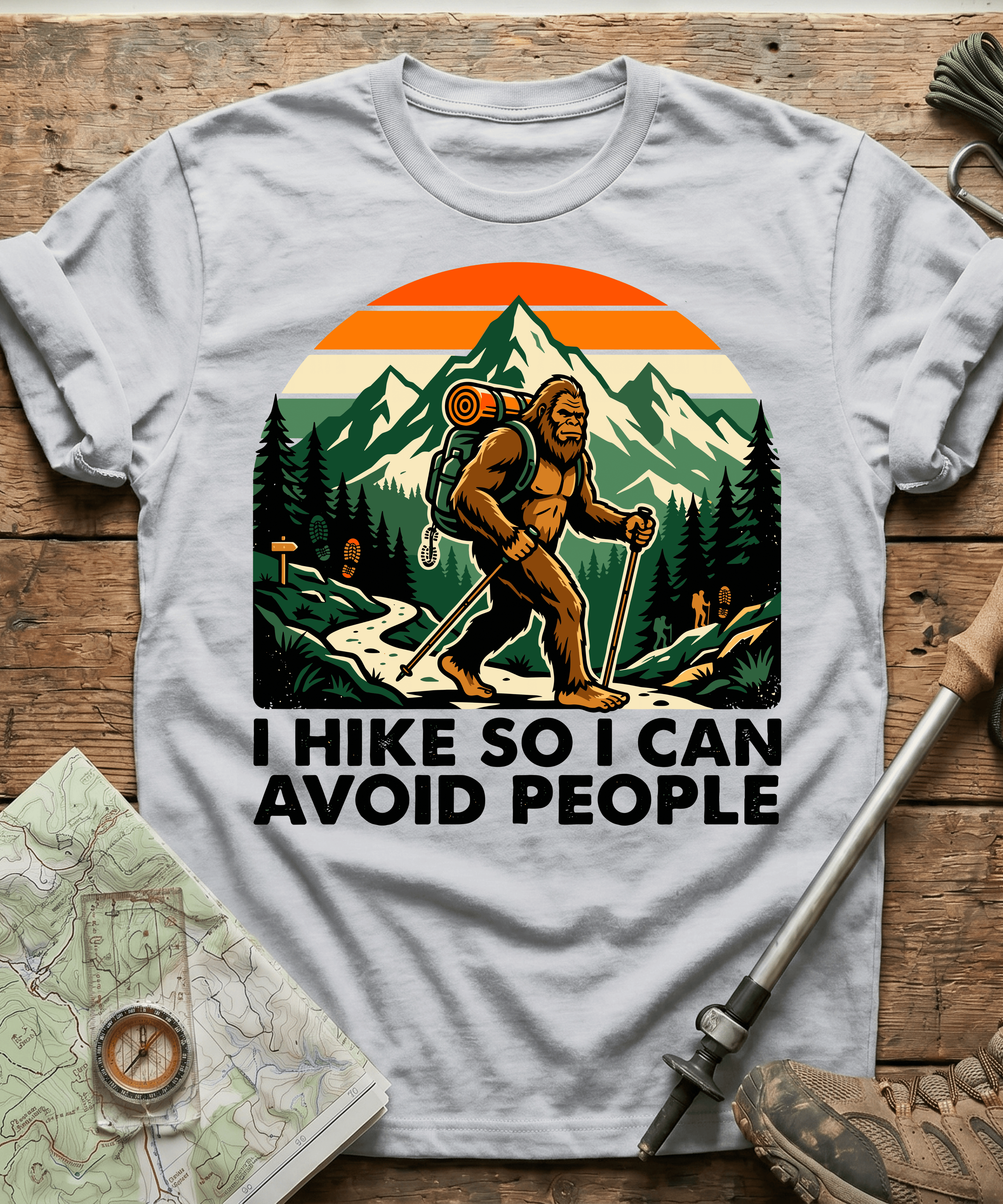 I Hike So I Can Avoid People T-shirt