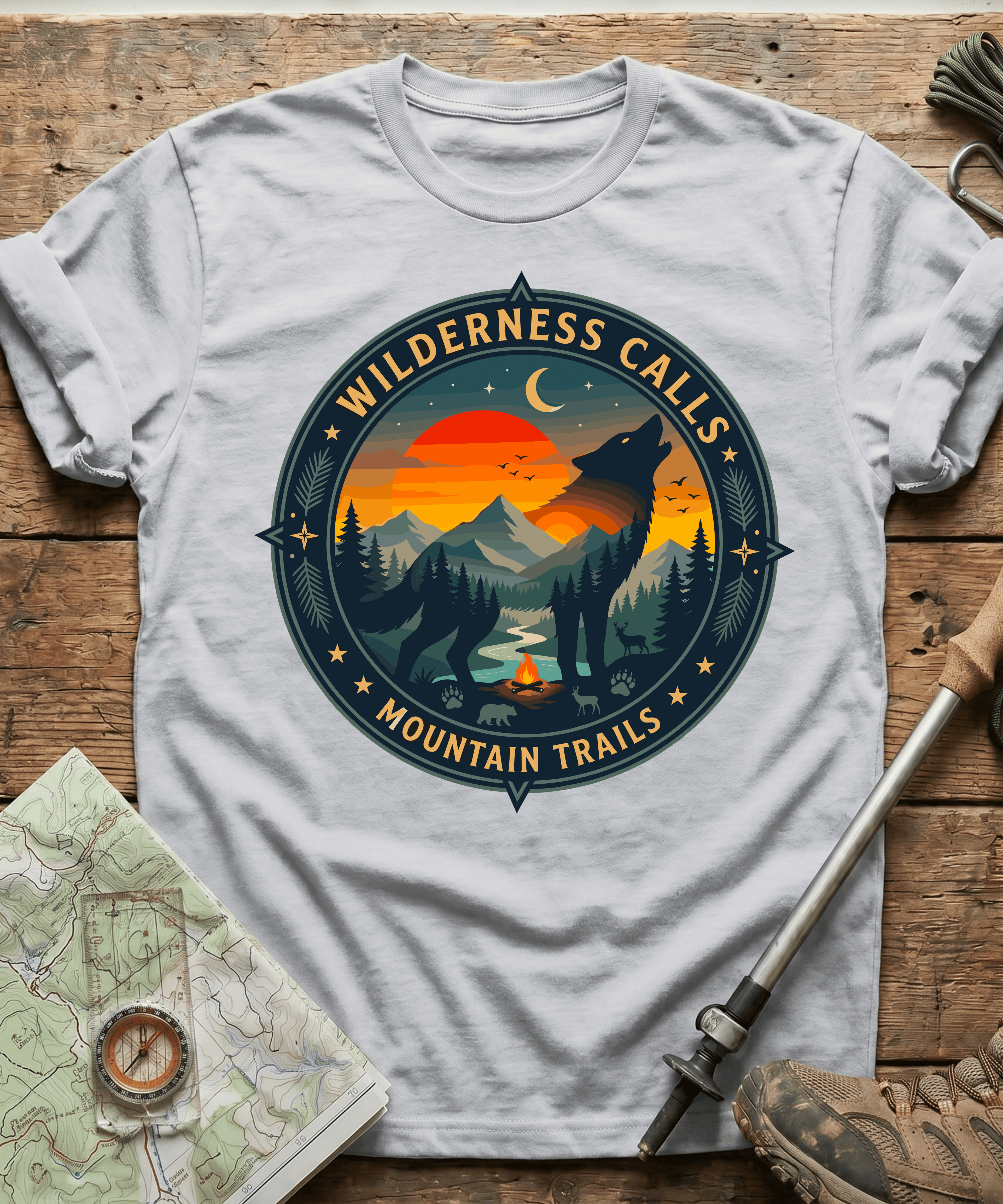 Wilderness Calls Mountain Trails T-shirt