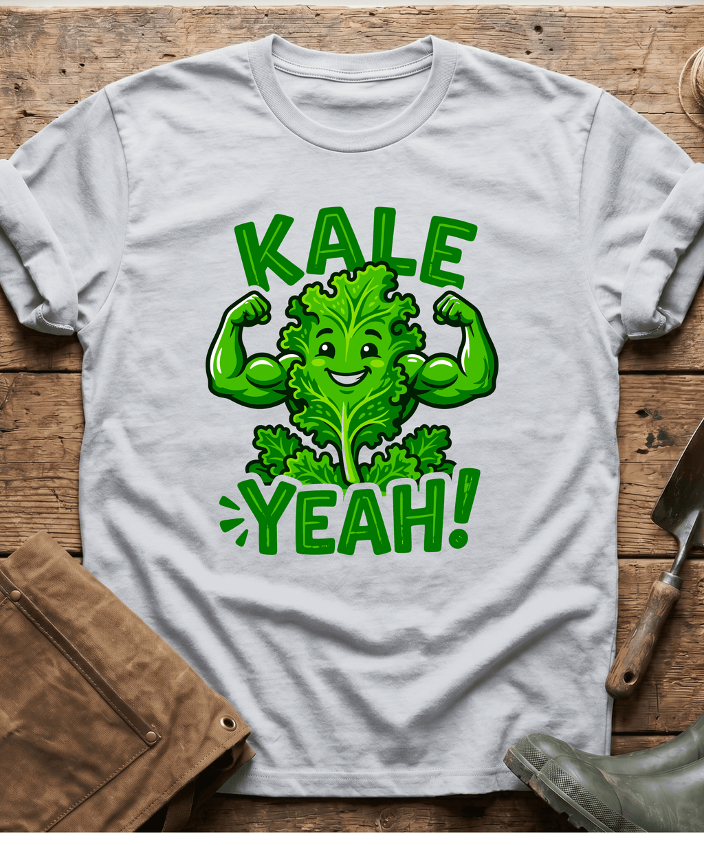 Funny Kale Yeah Healthy Gardening T-Shirt