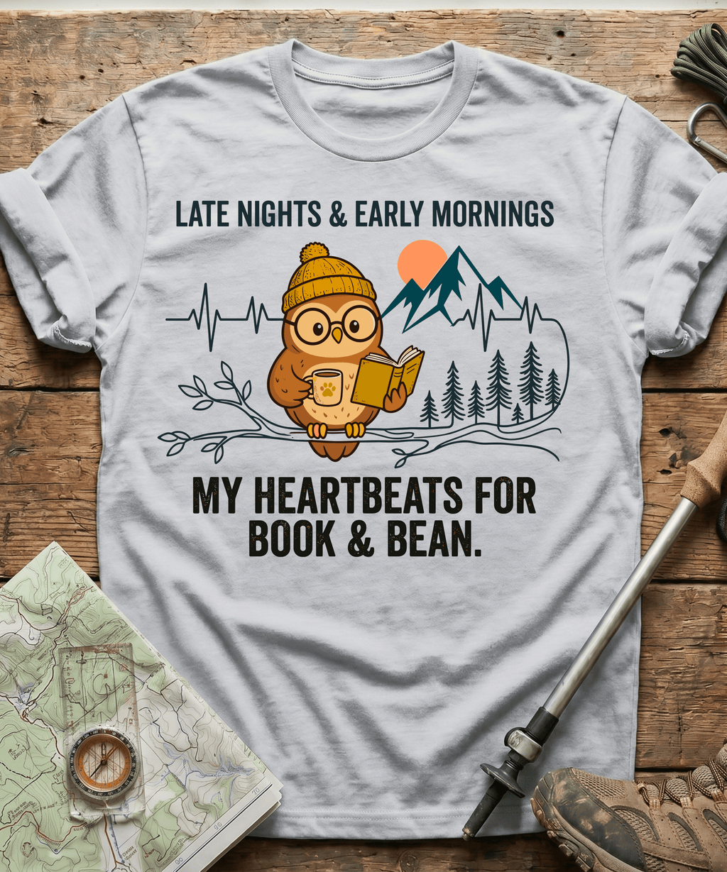My Heartbeats For Book And Bean T-shirt