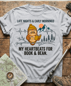 My Heartbeats For Book And Bean T-shirt