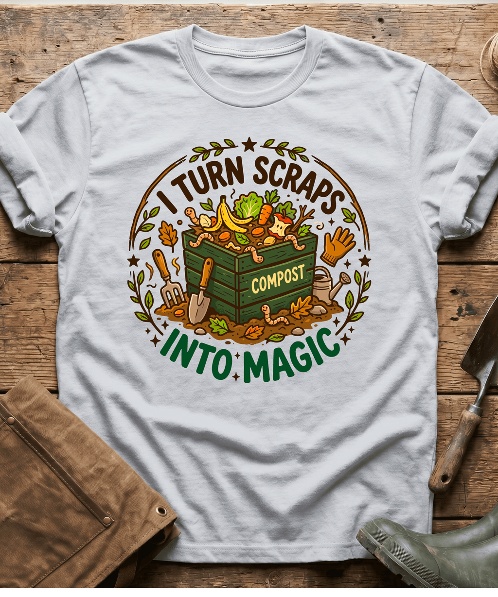 Turn Scraps Into Magic Compost T-Shirt
