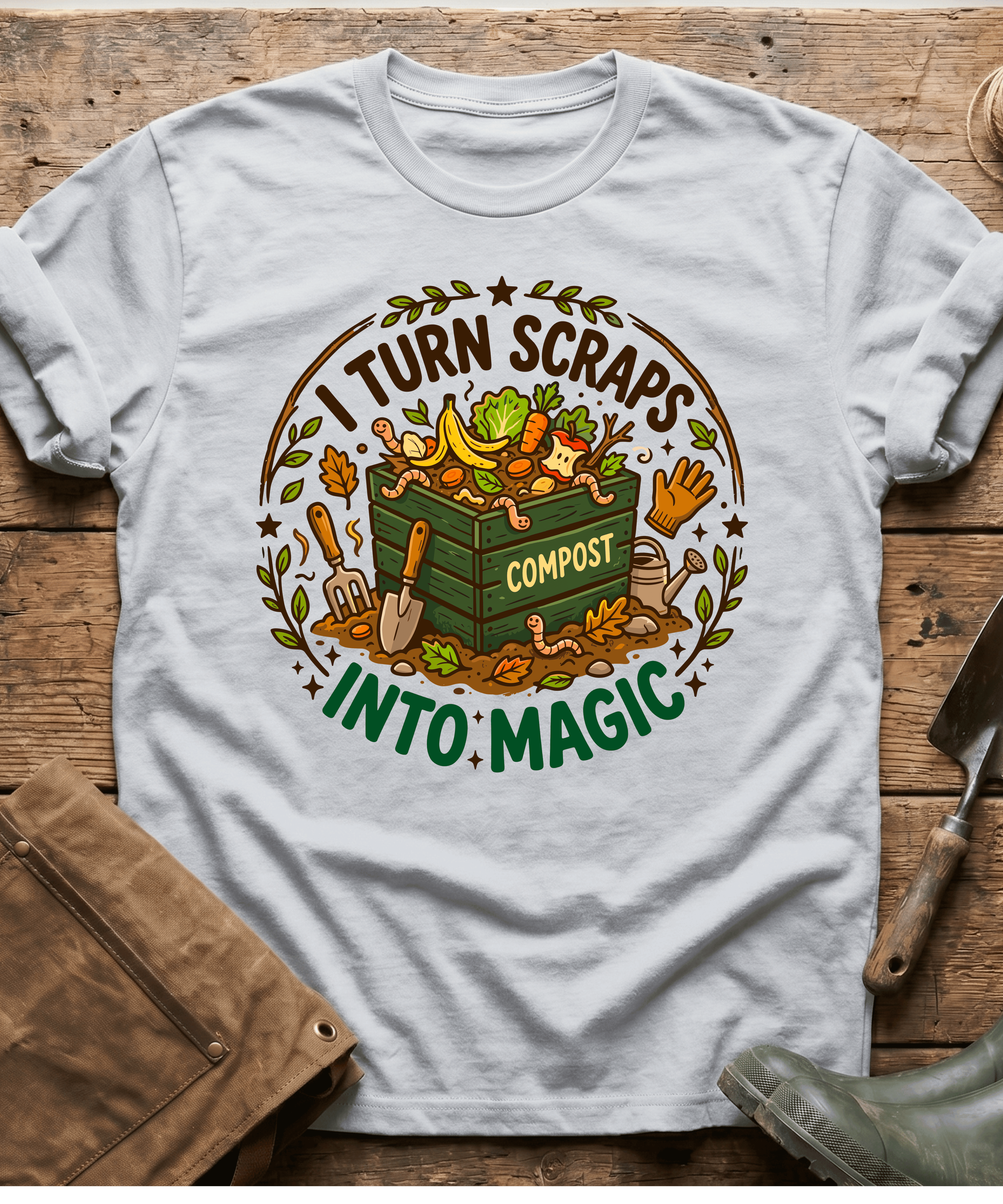 Turn Scraps Into Magic Compost T-Shirt