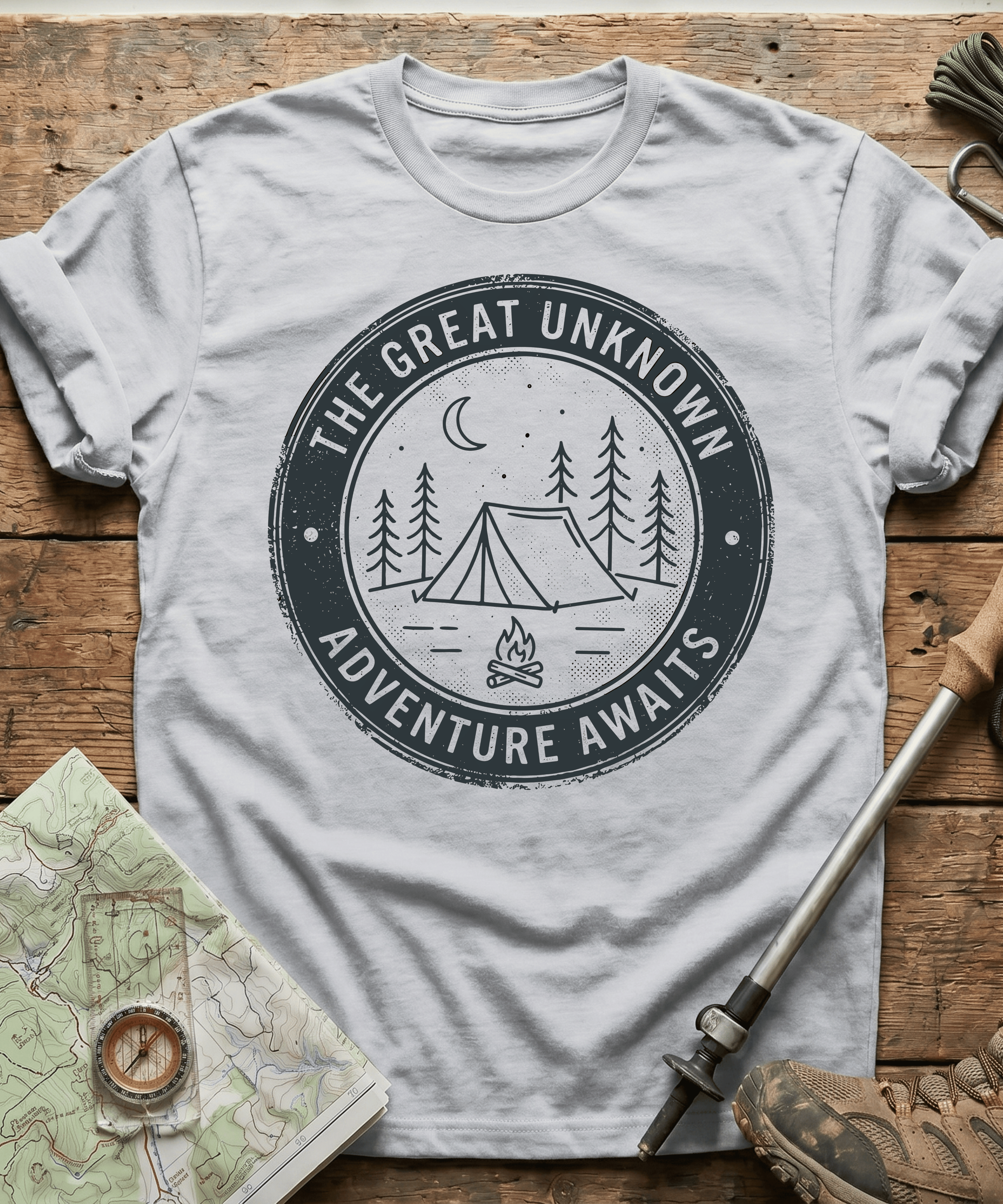 The Great Unknown Adventure Awaits T-shirt