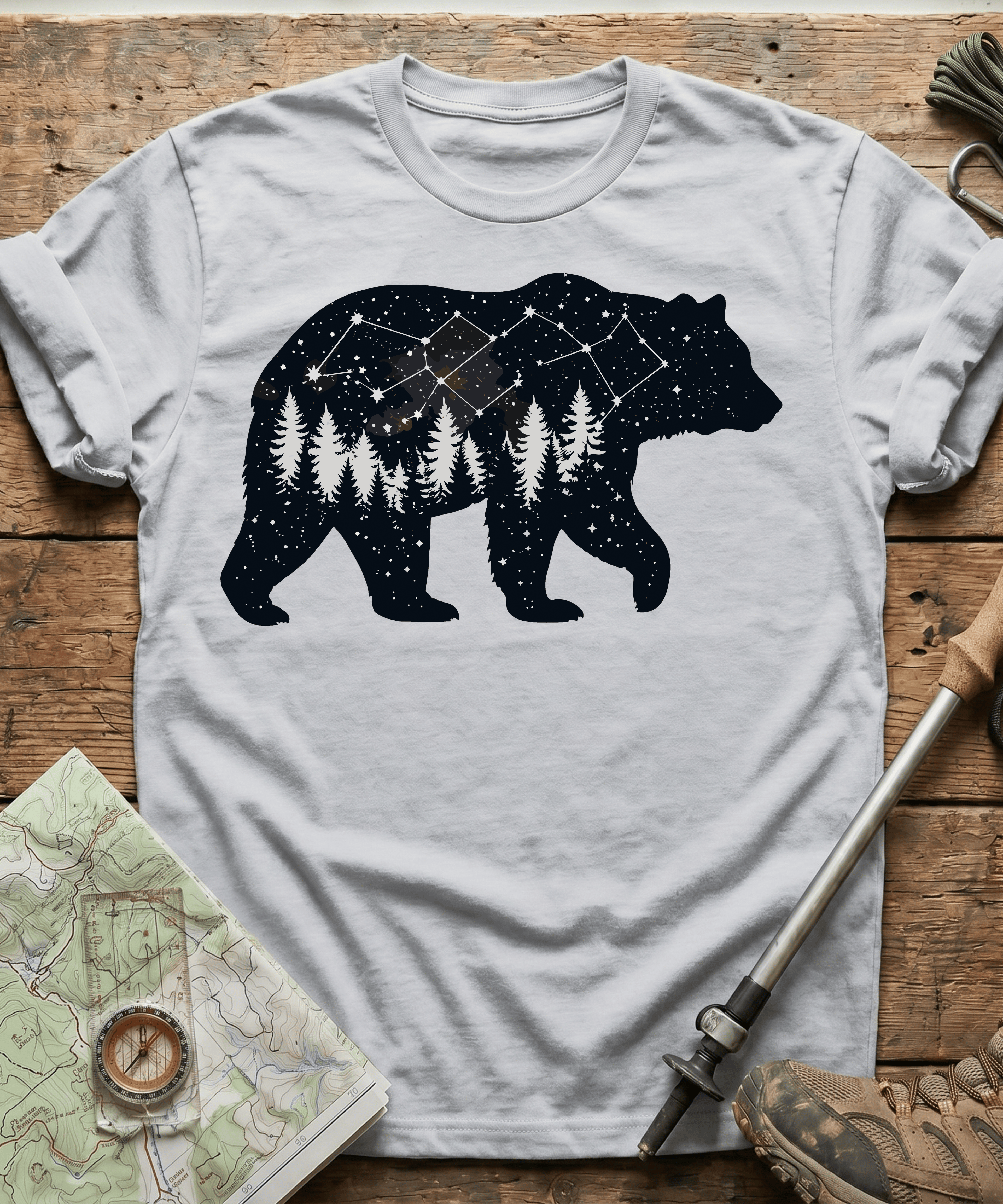 Starry Night Constellation Bear T-Shirt