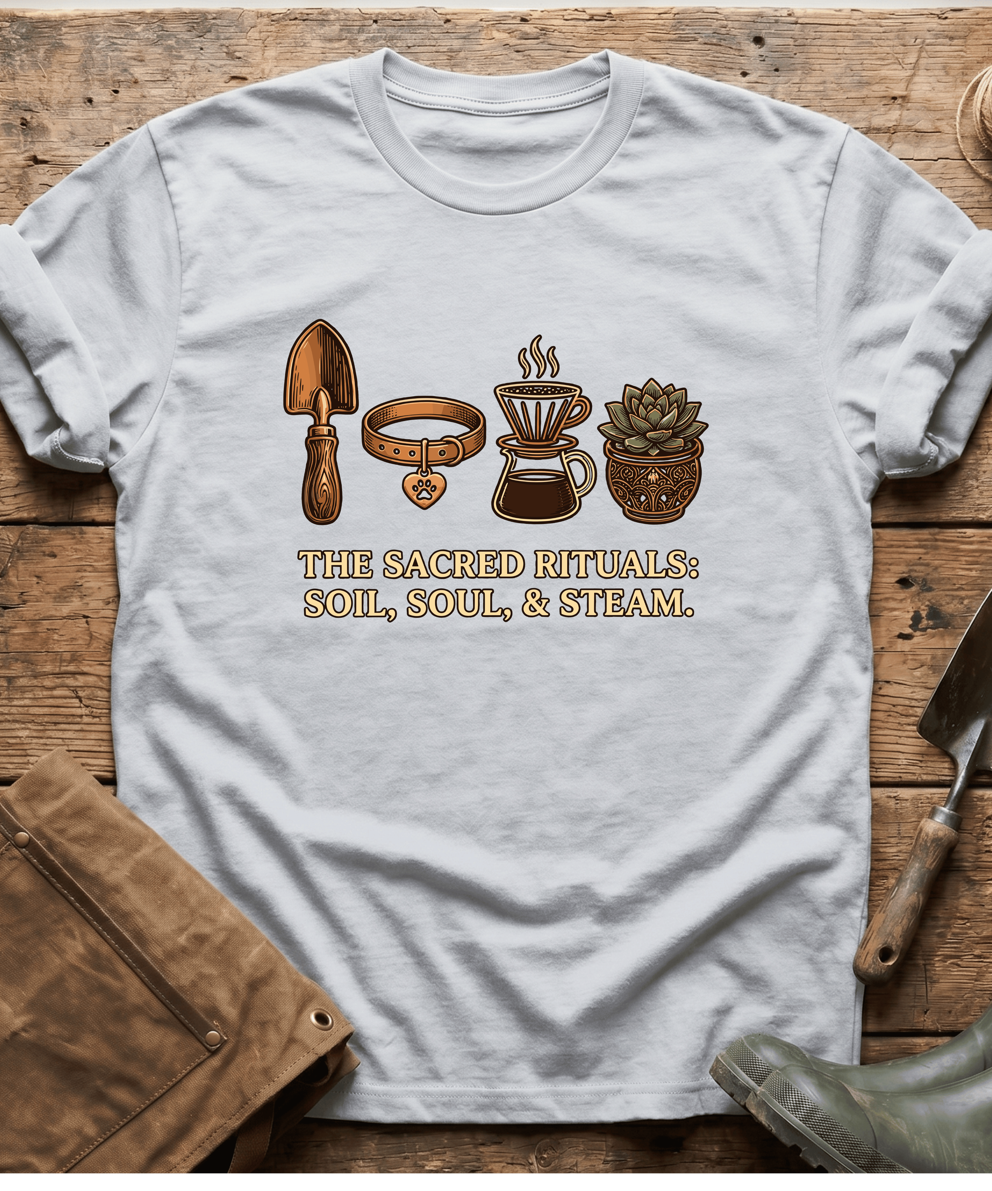 Sacred Rituals Soil Soul Steam T-Shirt