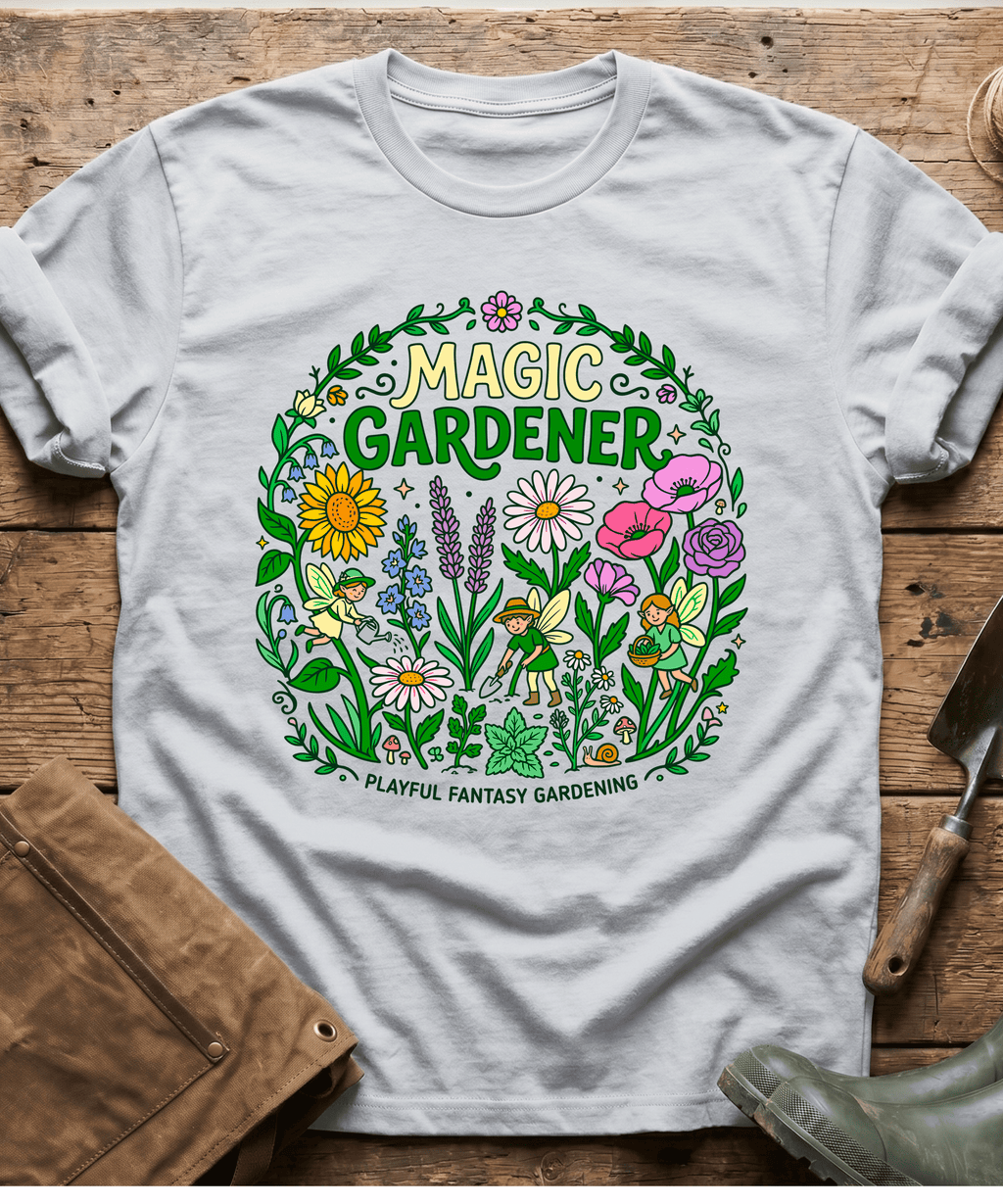 Magic Gardener Playful Fantasy Gardening T-Shirt