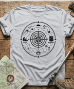 Explorer Compass Blueprint T-Shirt