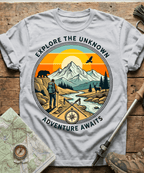 Explore The Unknown Adventure Awaits T-shirt