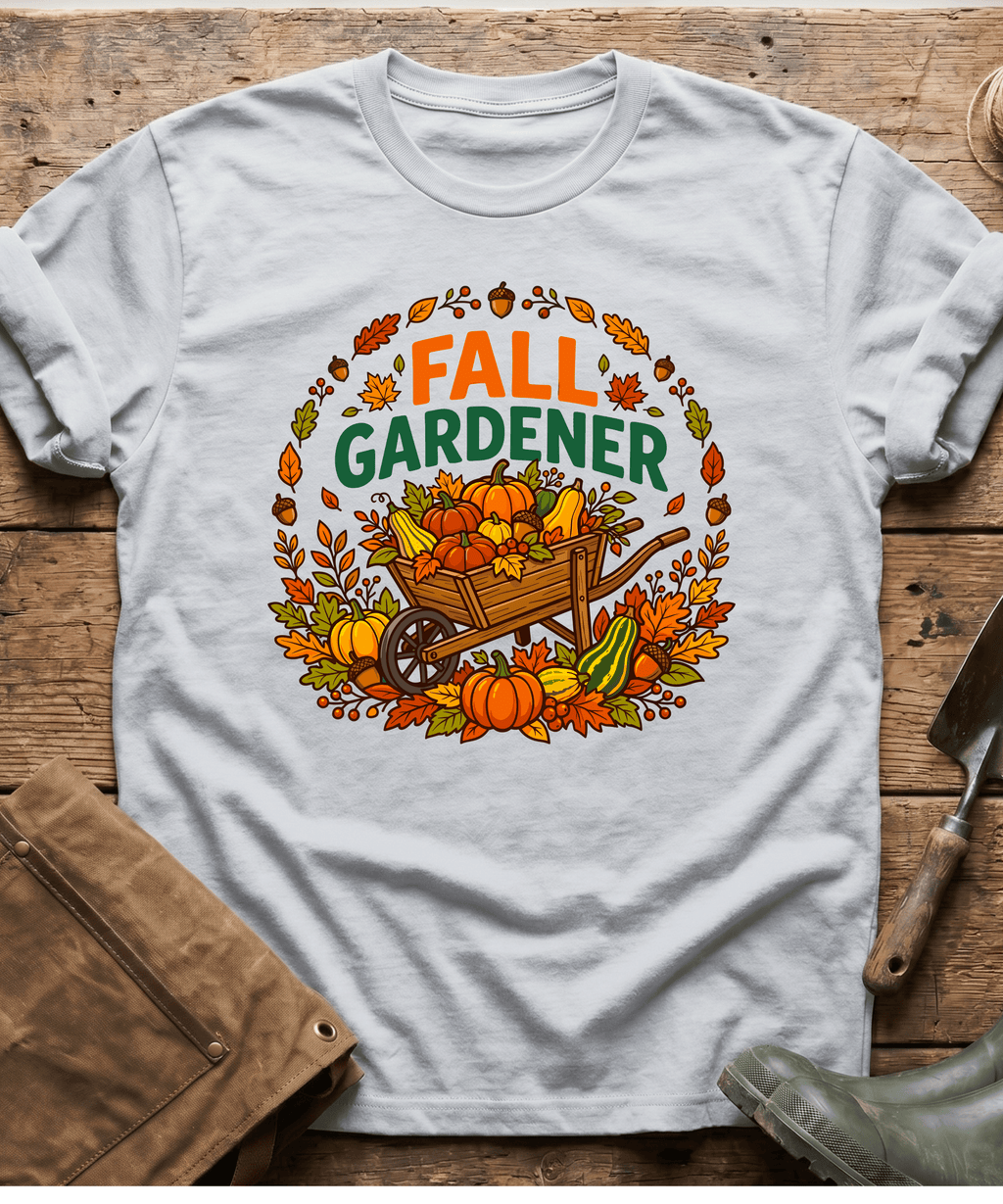 Vintage Fall Gardener Pumpkin T-Shirt