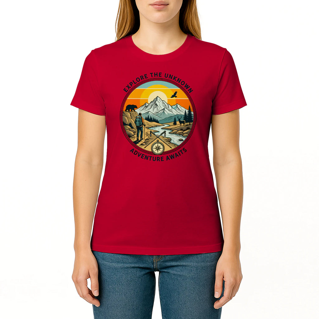 Female model shot, viewing the front side.