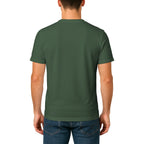 Male model shot, viewing the back side.
