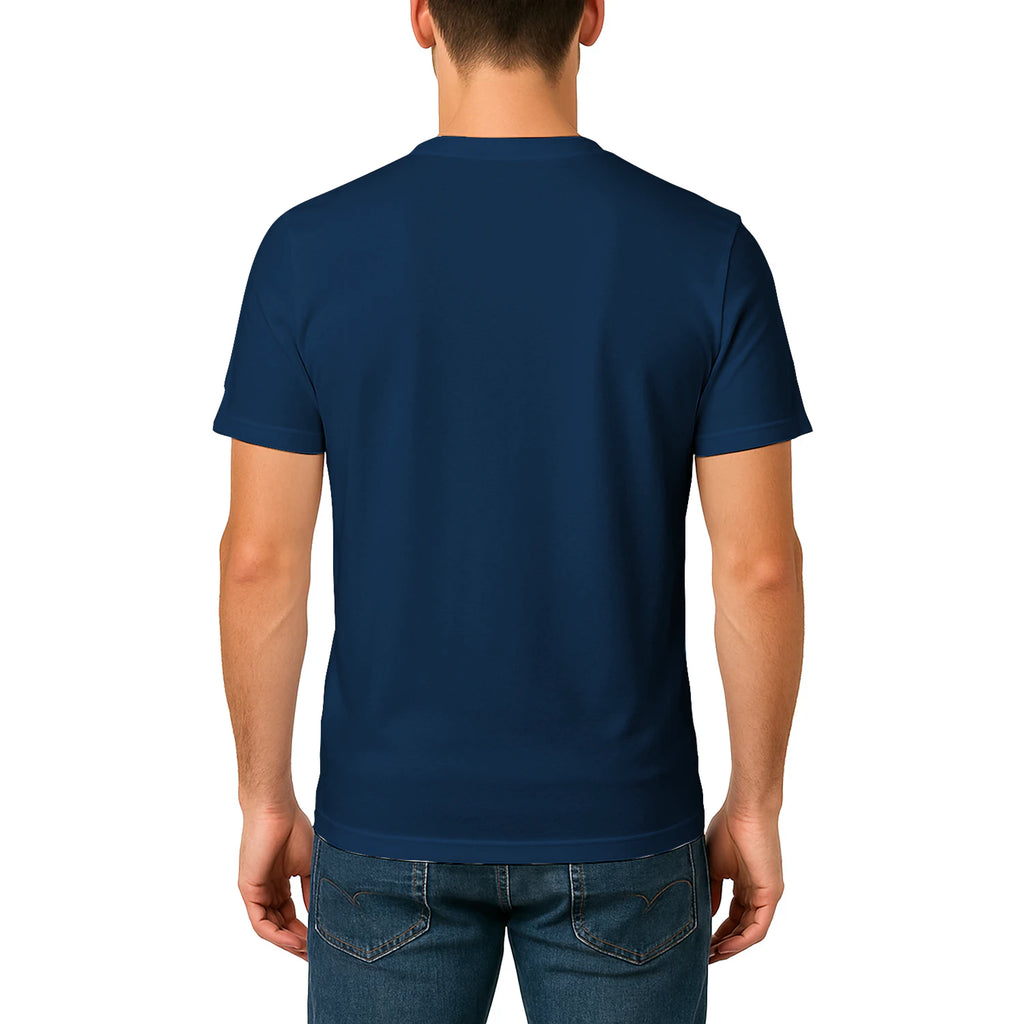 Male model shot, viewing the back side.