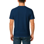 Male model shot, viewing the back side.