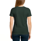 Female model shot, viewing the back side.