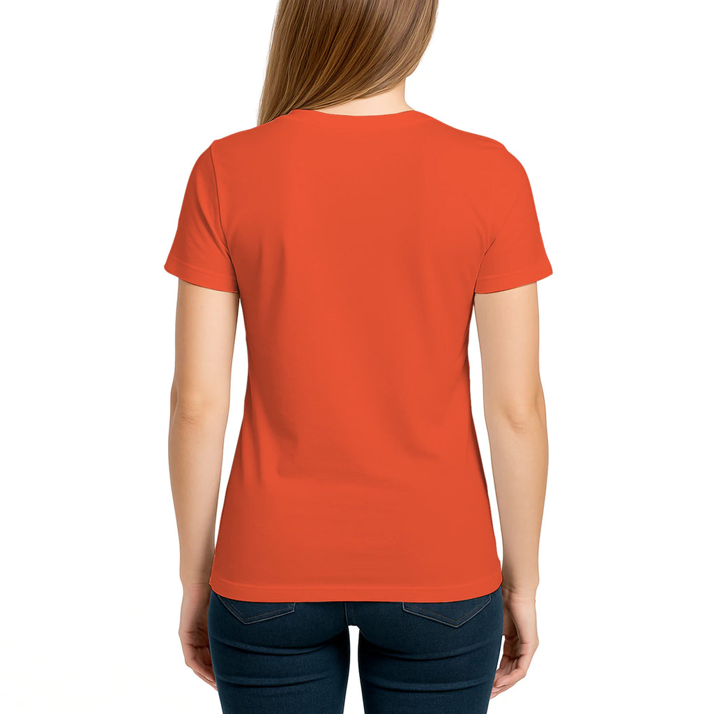 Female model shot, viewing the back side.