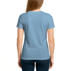 Female model shot, viewing the back side.