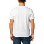 Male model shot, viewing the back side.