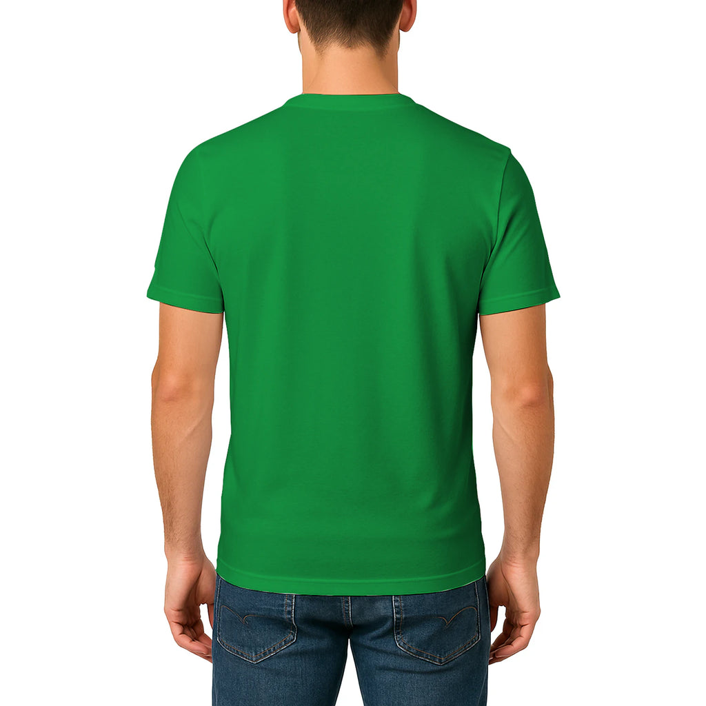 Male model shot, viewing the back side.