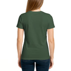 Female model shot, viewing the back side.