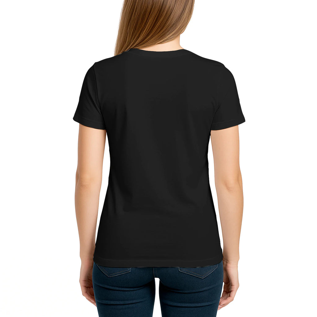 Female model shot, viewing the back side.