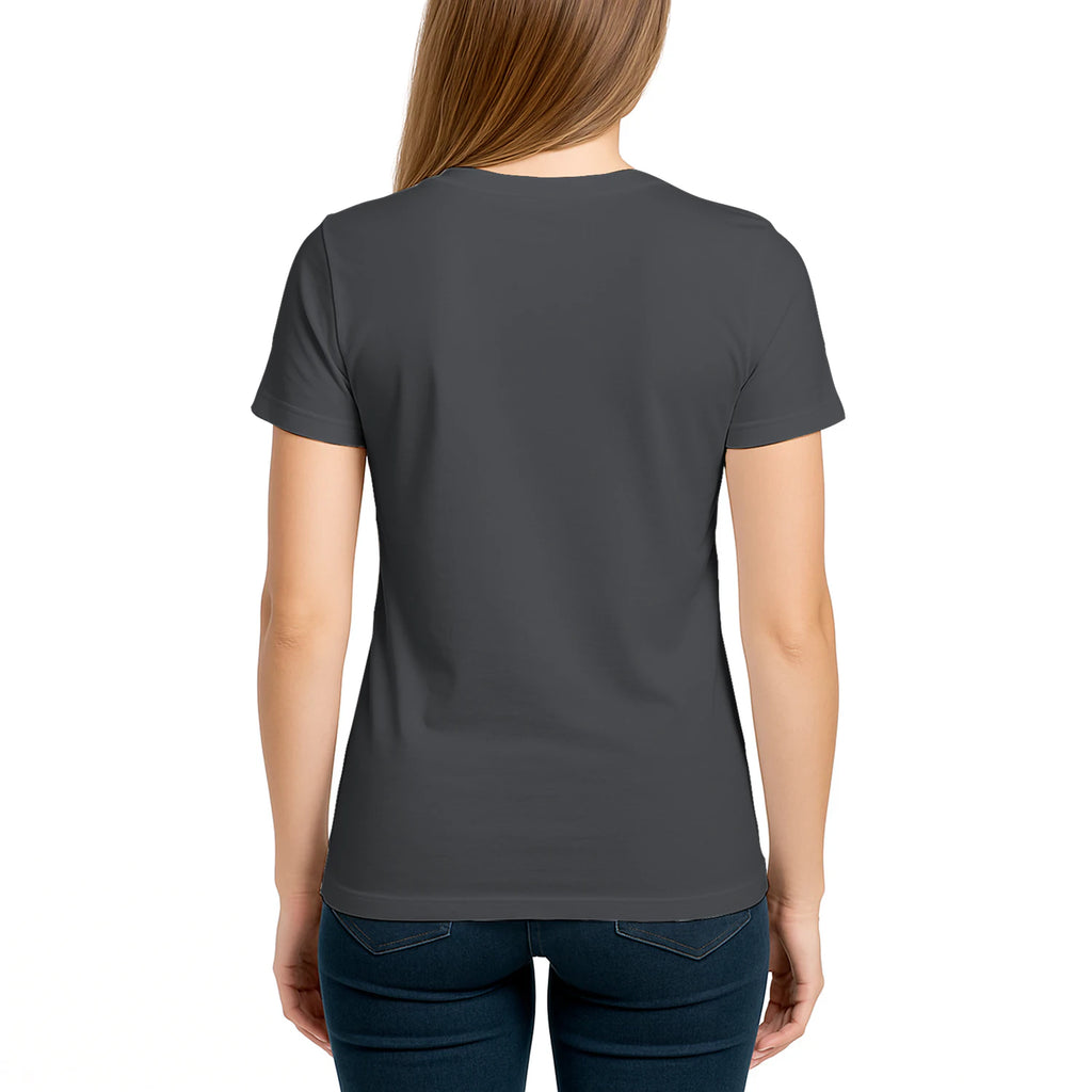 Female model shot, viewing the back side.