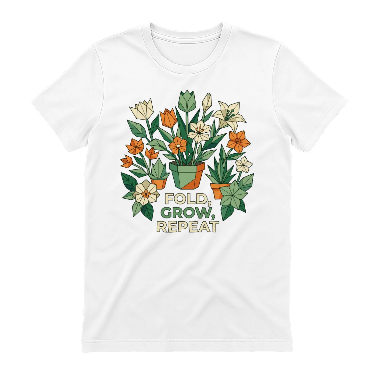 Lying flat, viewing the front side.