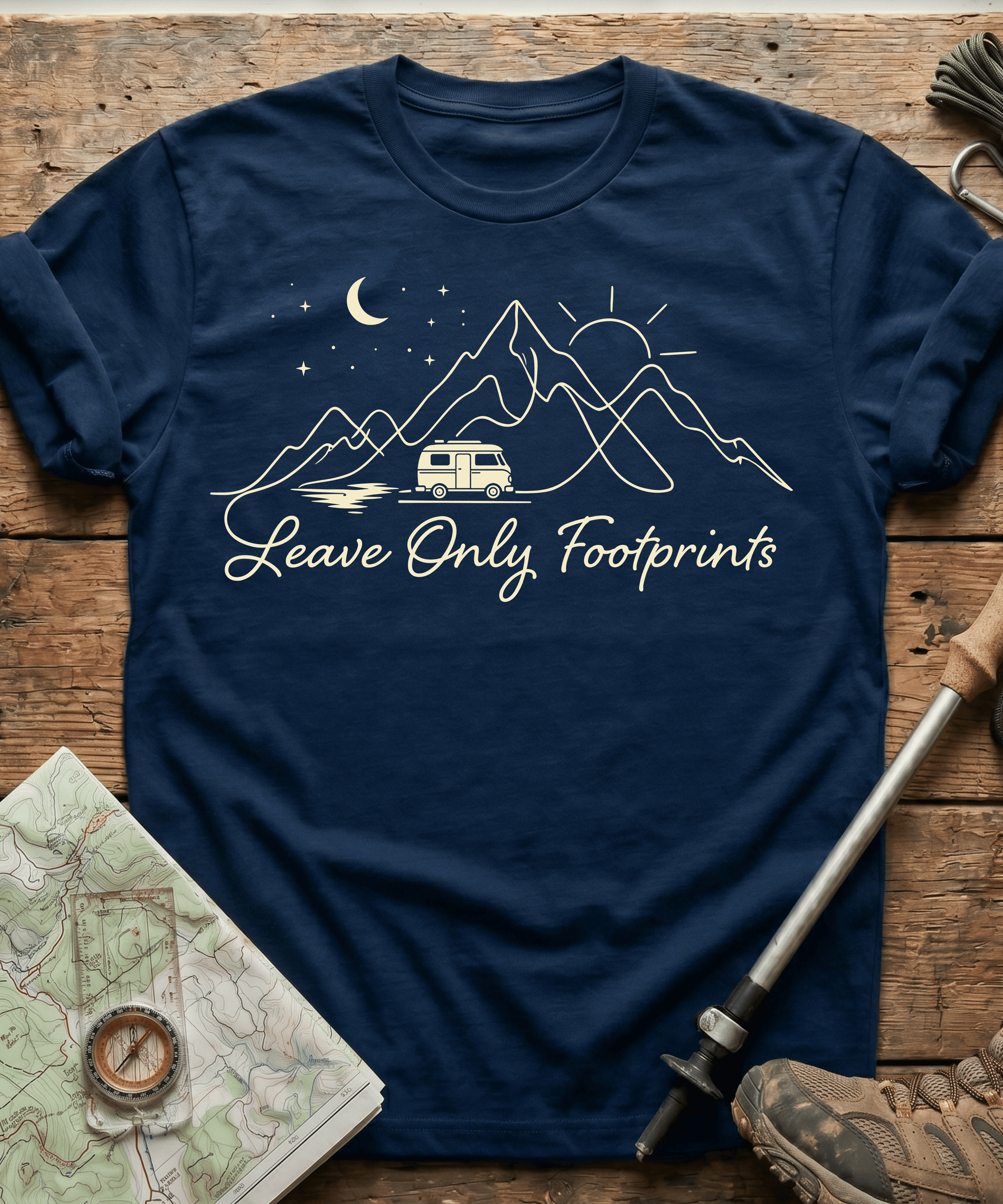 Leave Only Footprint T-shirt