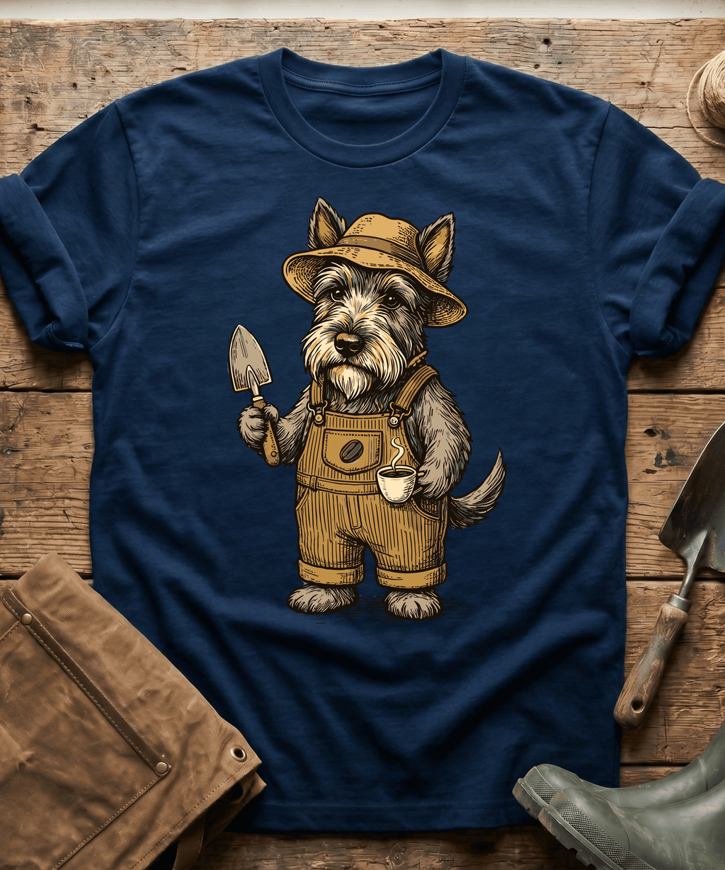 Vintage Gardening Dog Character T-Shirt