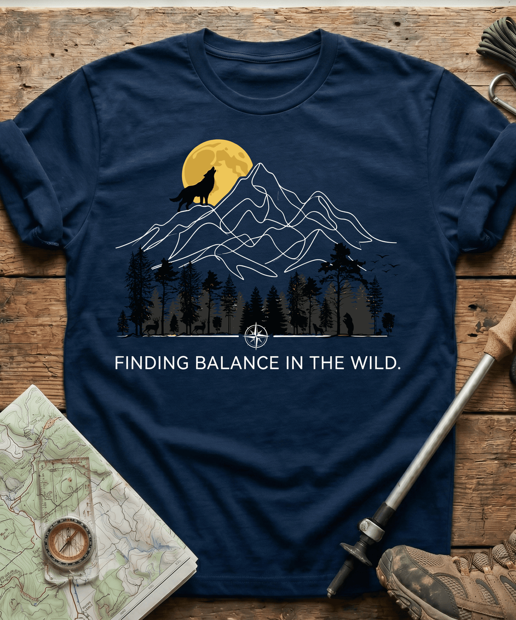 Finding Balance In The Wild T-shirt