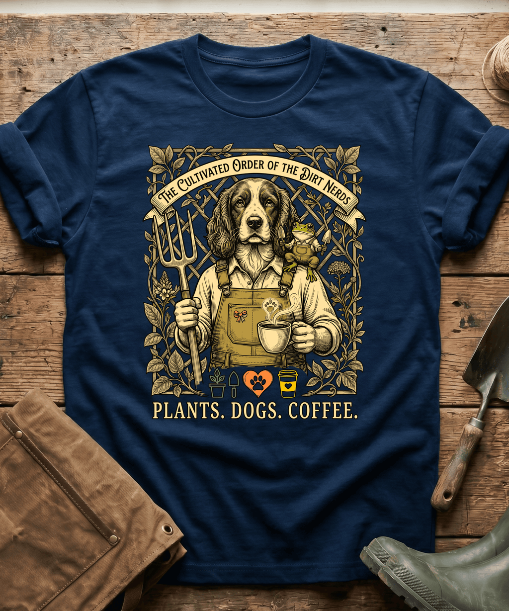 Cultivated Order Of Dirt Nerds Dog T-Shirt