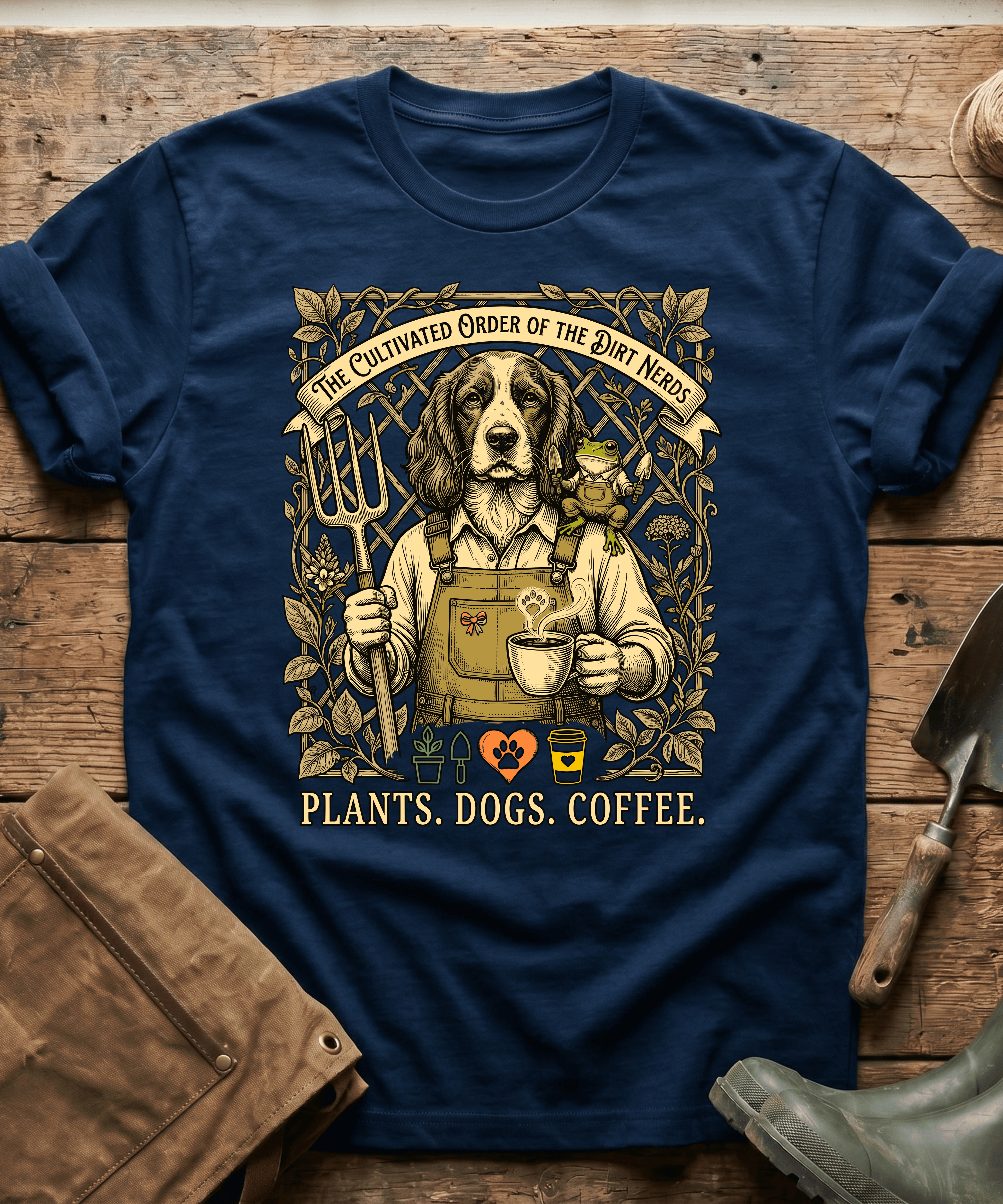 Cultivated Order Of Dirt Nerds Dog T-Shirt