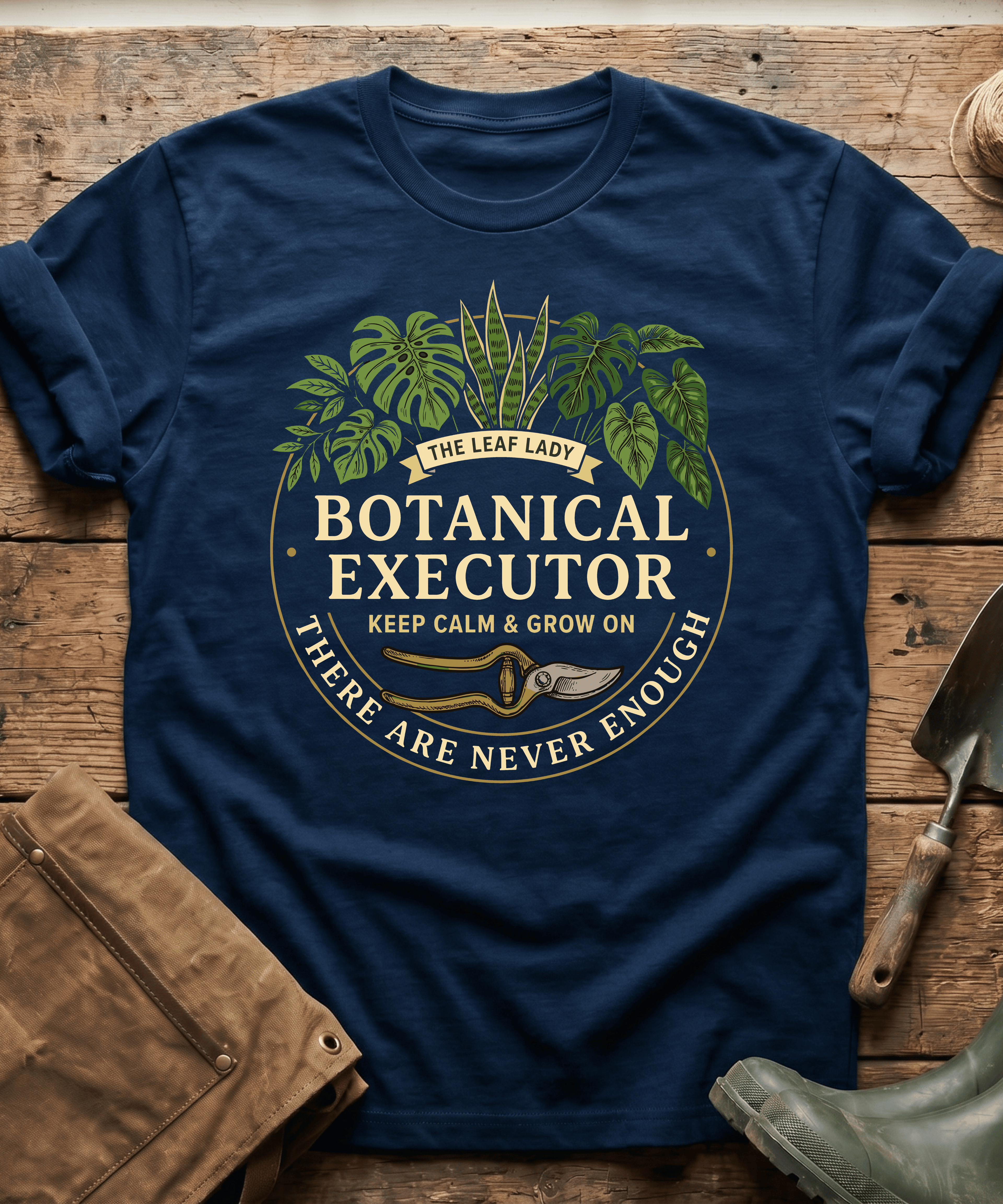Botanical Executor Keep Calm Grow On T-Shirt