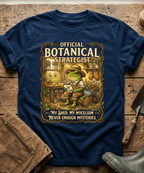 Official Botanical Strategist Frog Gardener T-Shirt