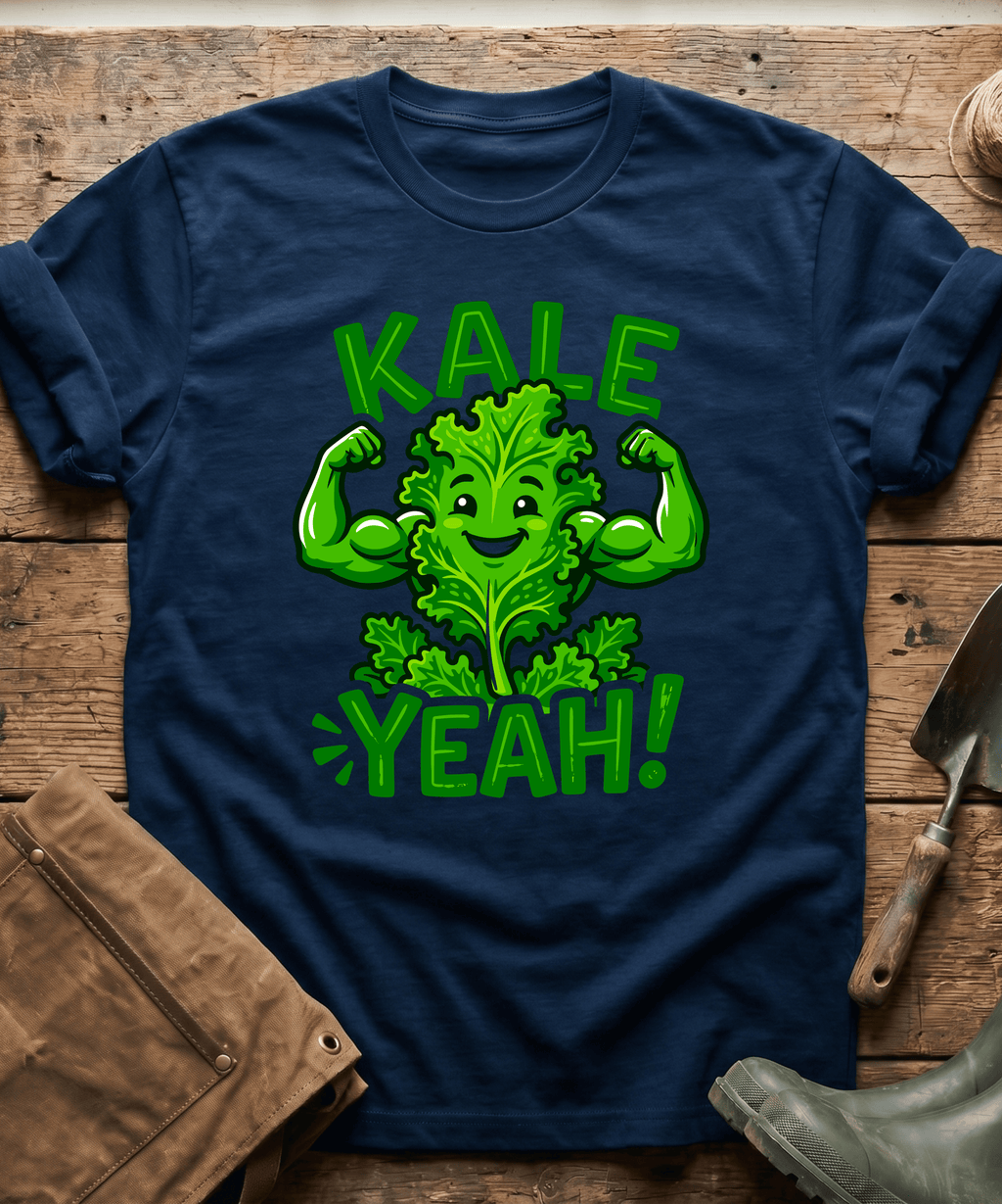 Funny Kale Yeah Healthy Gardening T-Shirt