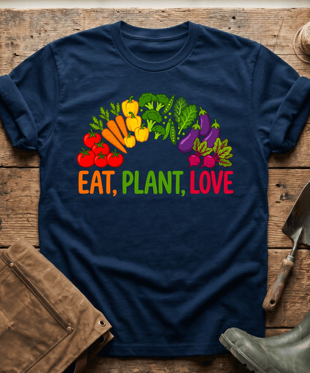 Eat Plant Love Gardening T-Shirt