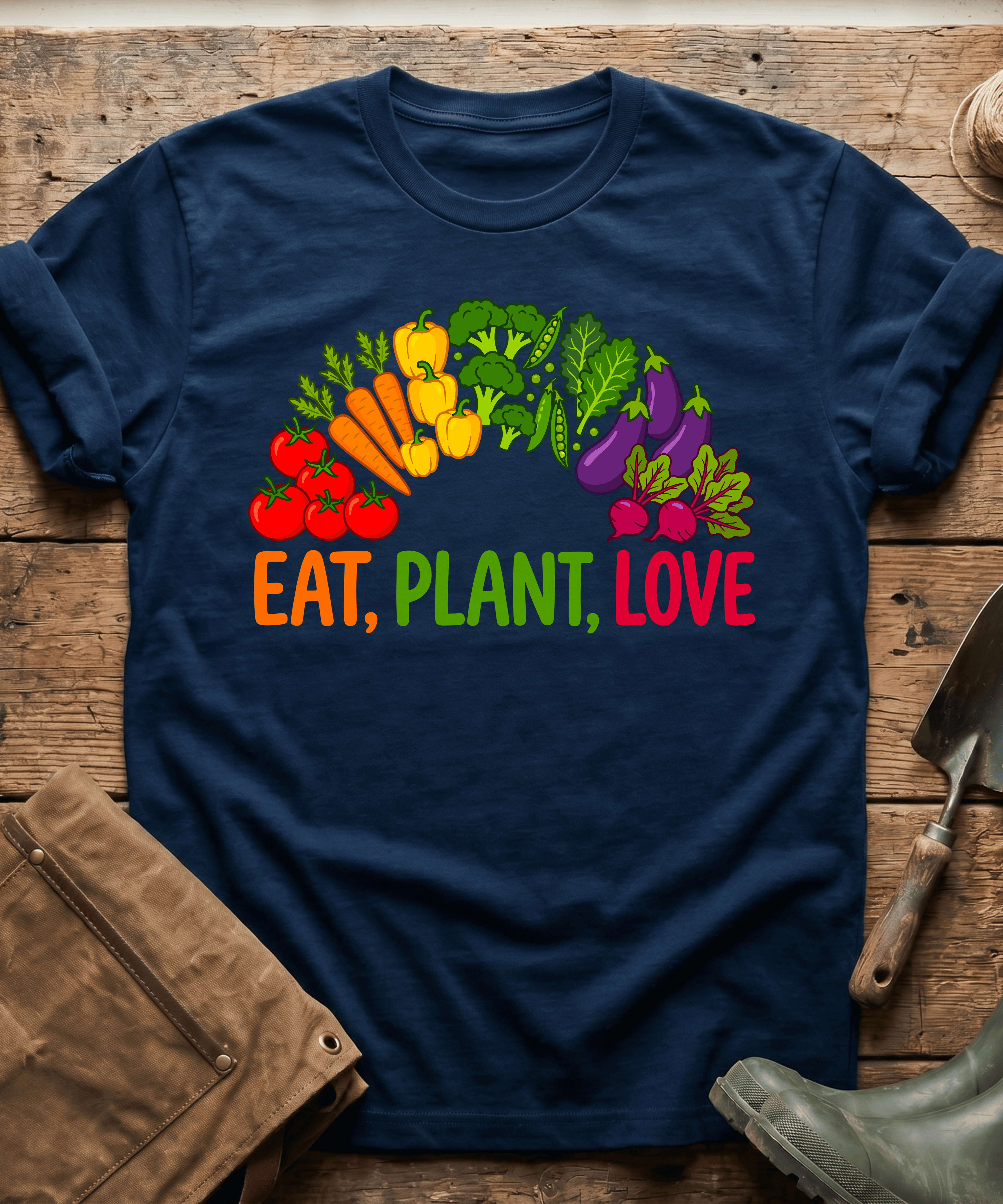 Eat Plant Love Gardening T-Shirt
