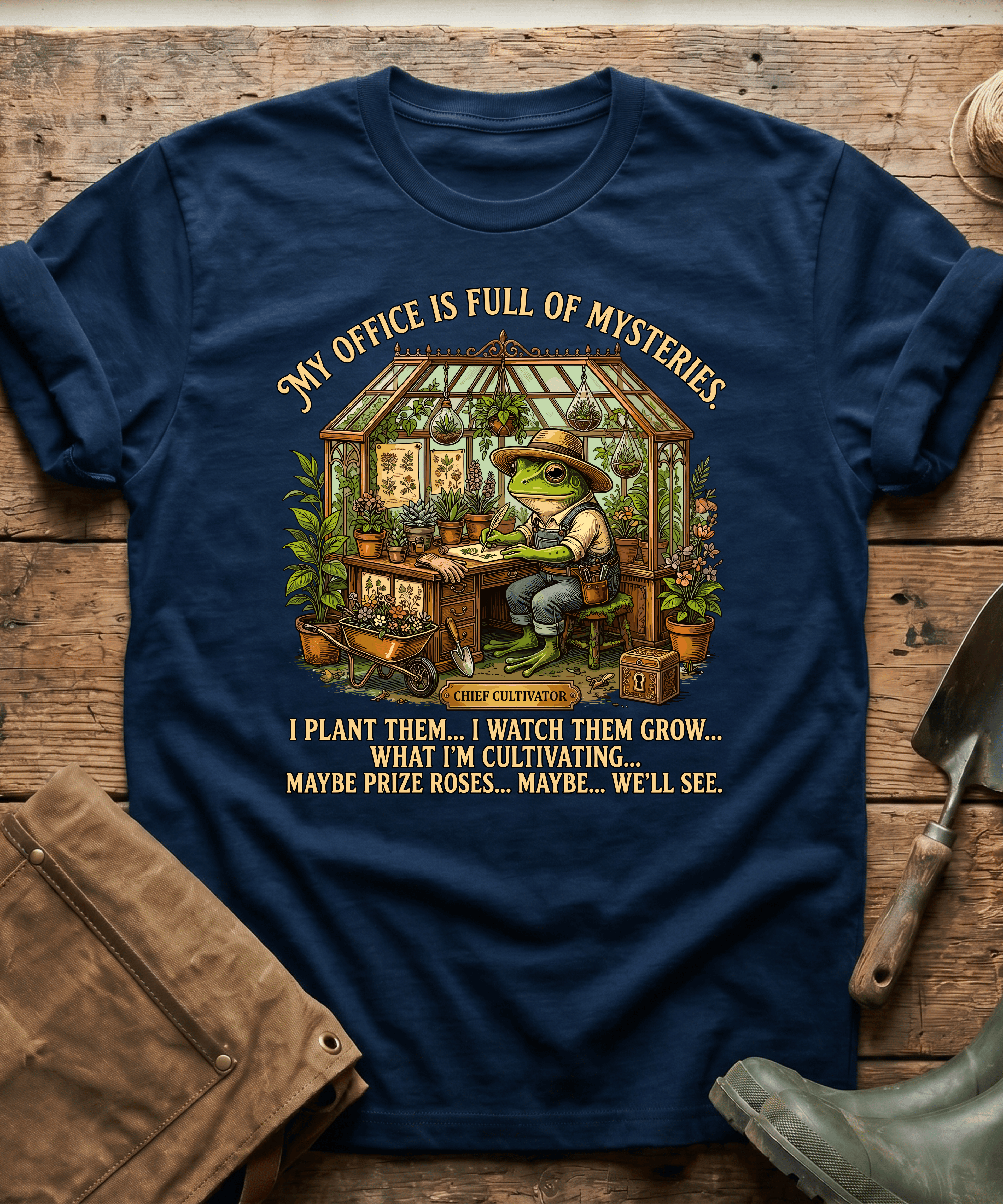 Chief Cultivator Office Full Of Mysteries T-Shirt