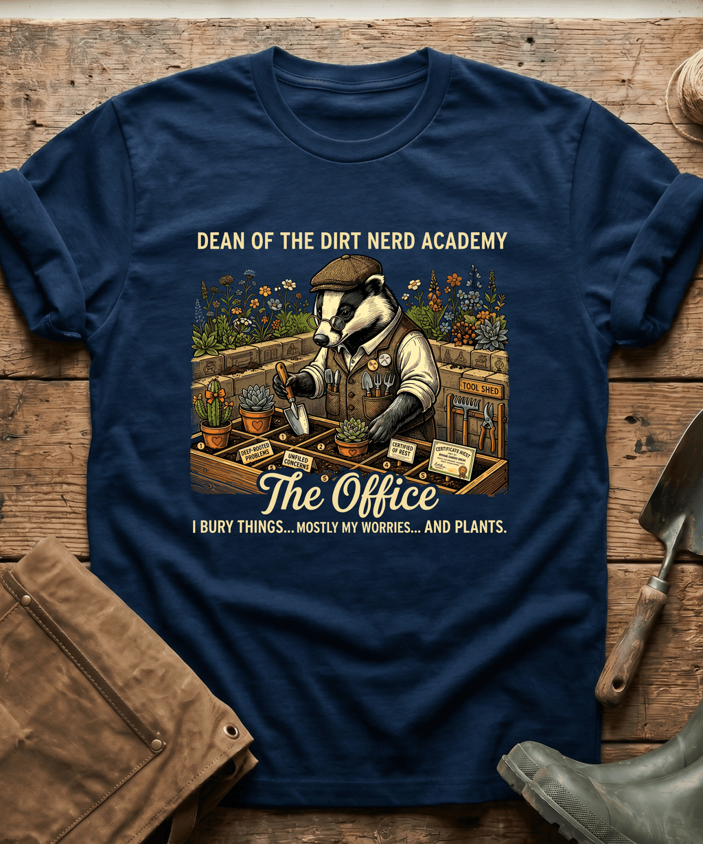 Dean of the Dirt Nerd Academy T-Shirt