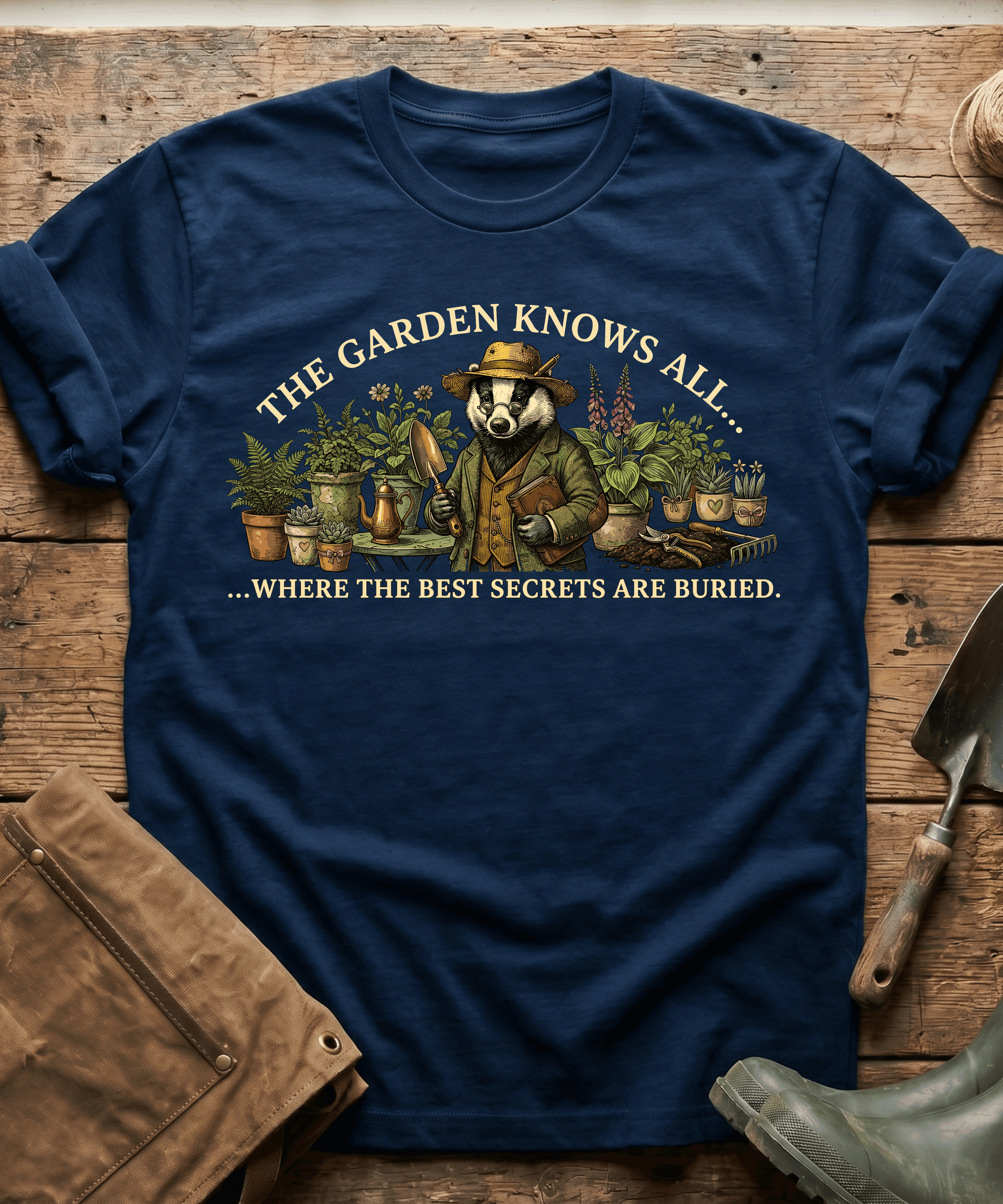 The Garden Knows All Badger T-Shirt