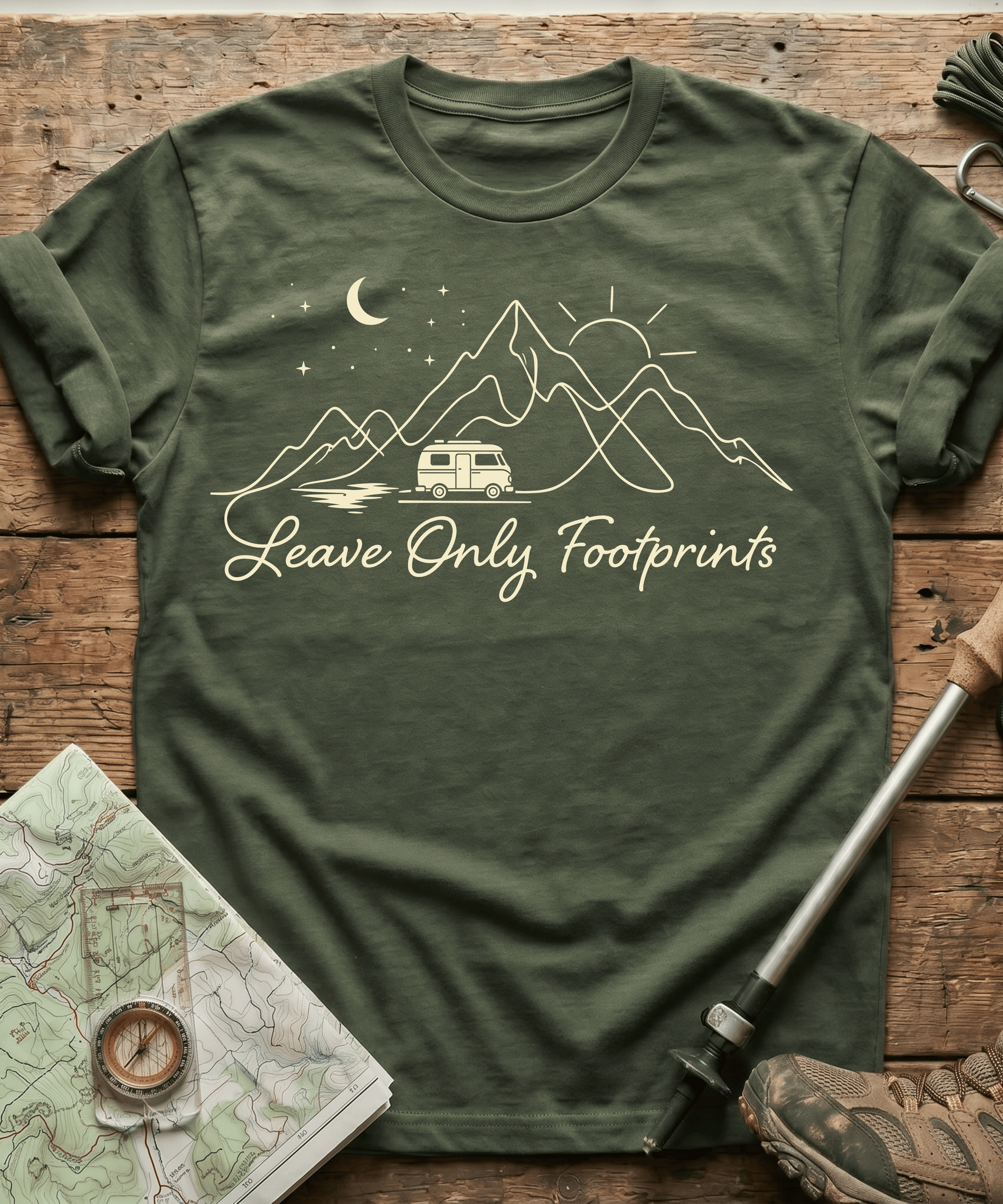 Leave Only Footprint T-shirt