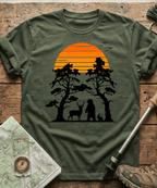 Retro Forest Sunset T-Shirt