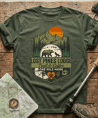 Lost Pines Lodge Trail And Coffee T-shirt
